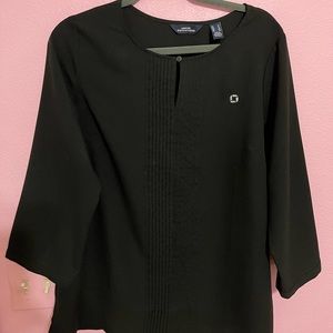 Lands End Chase shirt, Size 14, Black